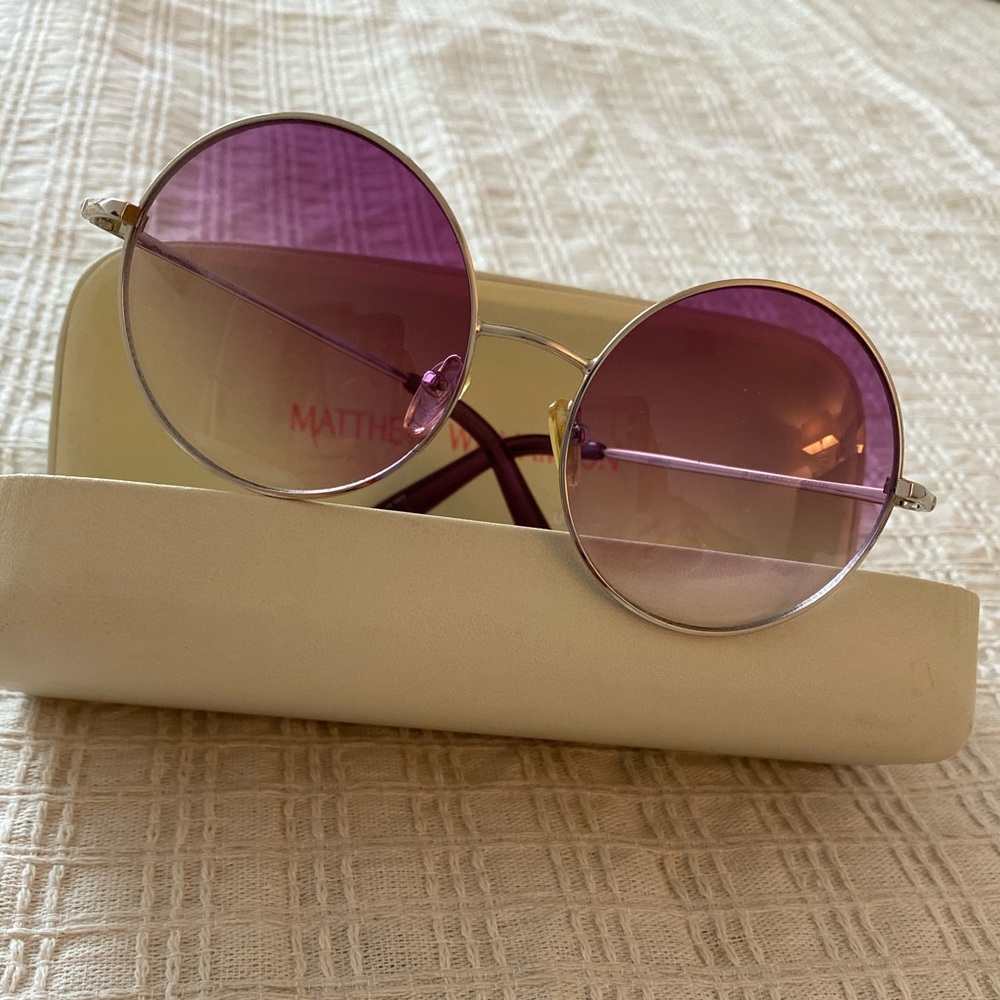 Linda Farrow round sunglasses